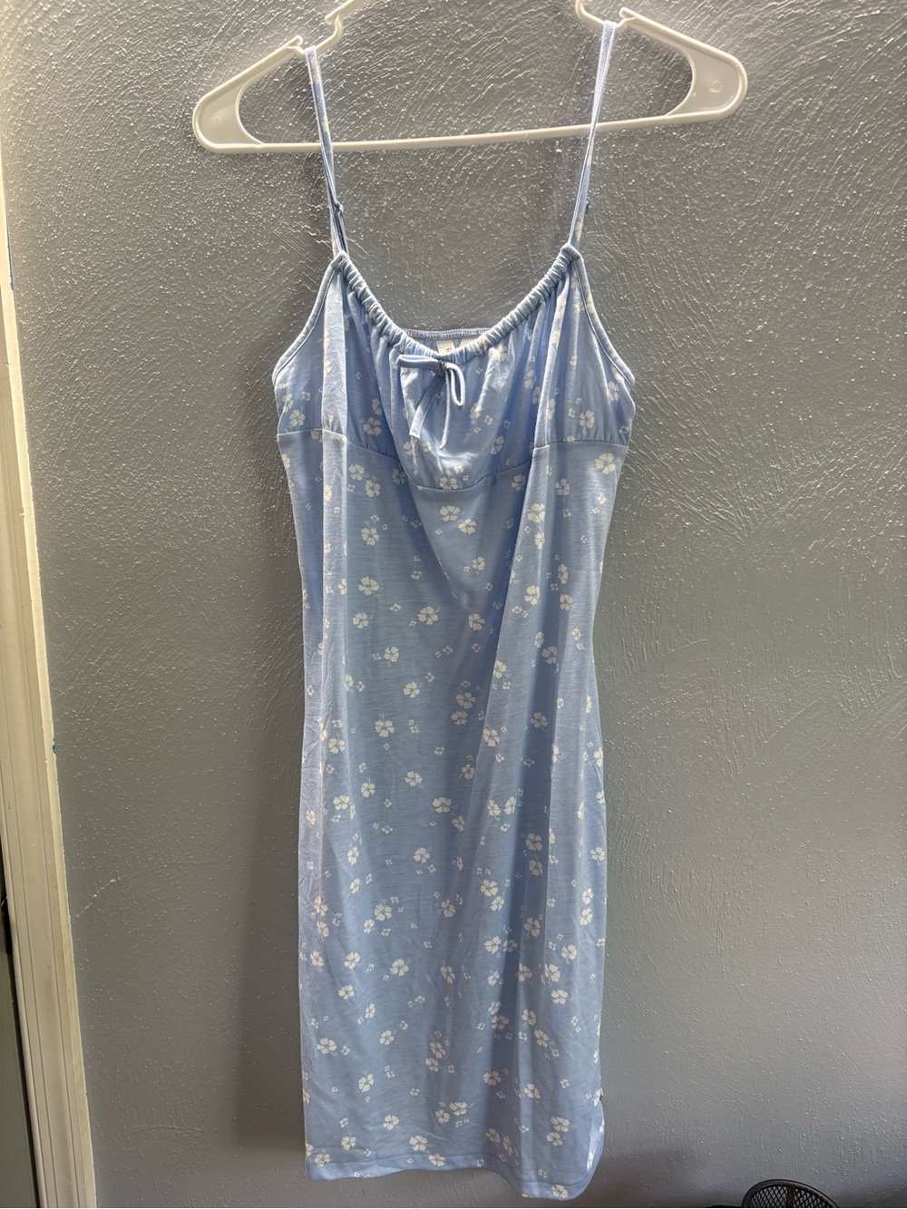 Roxy Light Blue Floral Slip Dress